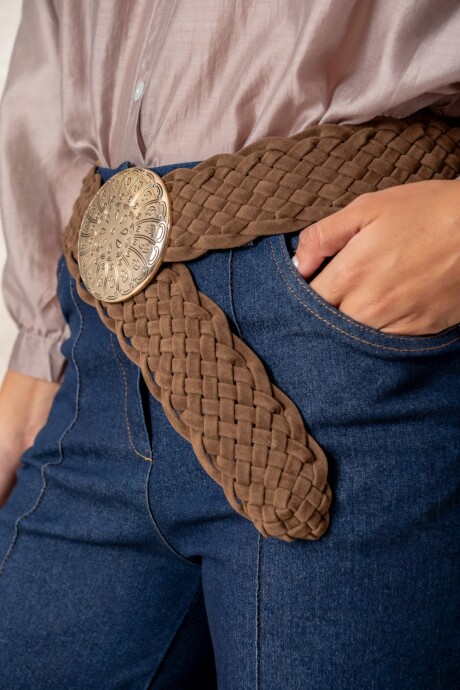 CINTURON CHIA MARRON