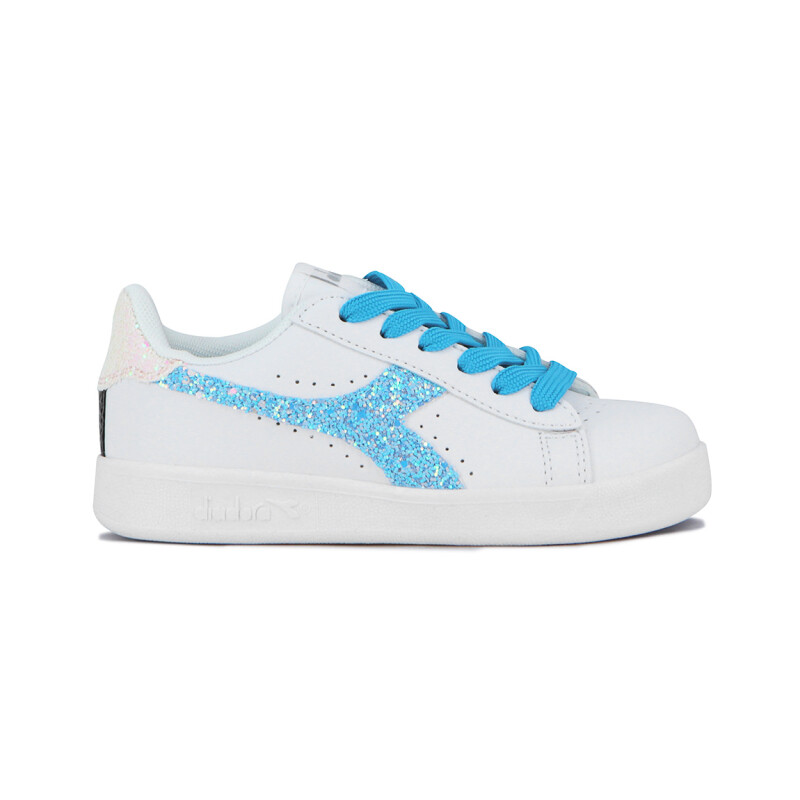 Diadora KNOCK ON Lifestyle Niños Blanco-Turquesa Blanco-Turquesa