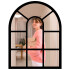 Espejo Ventana Medio Punto 90 X 60 Cm ESPEJO M.PUNTO DIVIDIDO 90X60 F-M-01