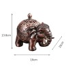 Quemador de incienso en forma de elefante hueco Quemador de incienso en forma de elefante hueco