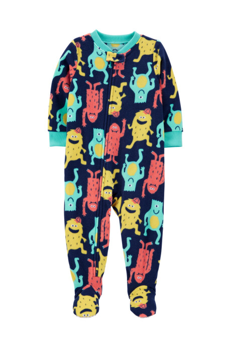 Pijama de una pieza de micropolar con pie 0
