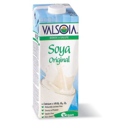 Leche Soja Original Valsoia 1L Leche Soja Original Valsoia 1L