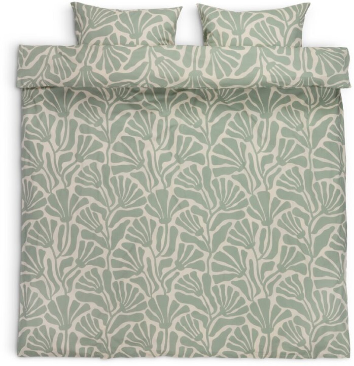 Juego funda nórdica ELINE 240x220 verde - Verde 