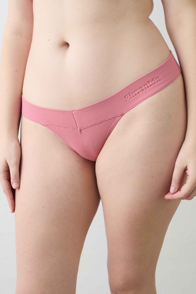 Colaless en V Maite - Rosa Tostado 