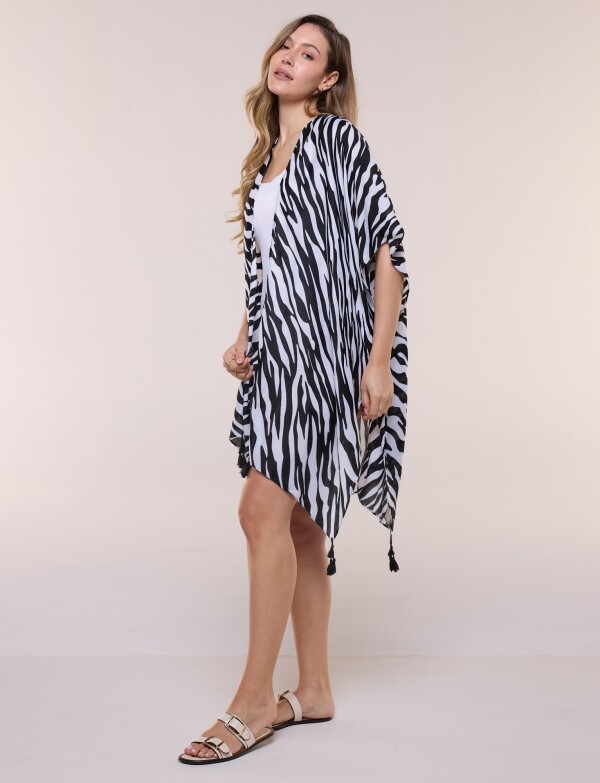 Kimono Zebra NEGRO/BLANCO