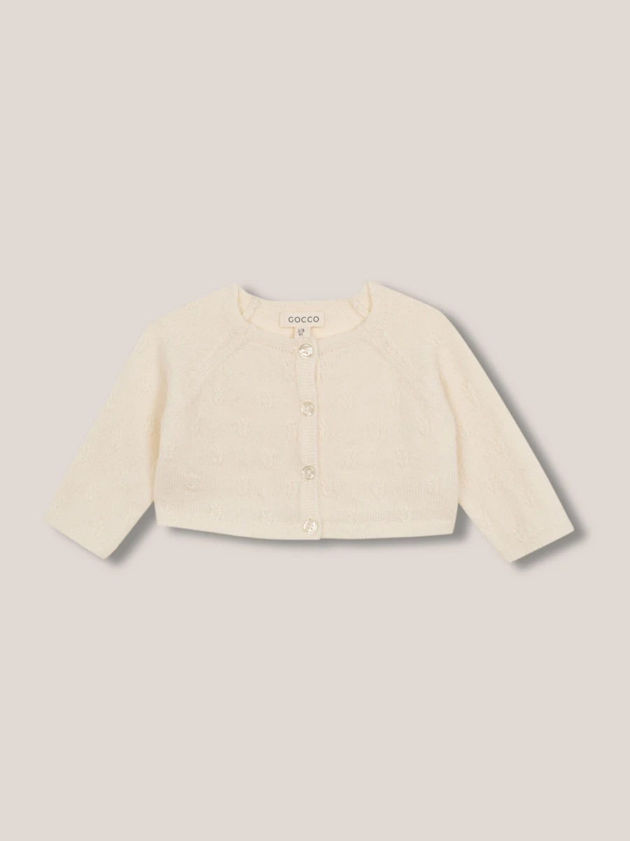 Chaqueta Punto Especial Crudo