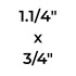 Buje de bronce 1"x 1/2" Buje De Bronce 1.1/4"x 3/4"