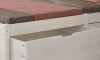 Cama Madera Maciza Con Cajones - 2 plazas - Linea Beauty Blanco
