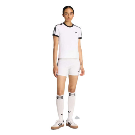 Remera Adidas 3 Stripes Blanco