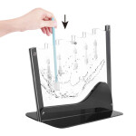 Cuisinart® JUEGO DE CUCHILLOS DE 7 PIEZAS CON RECUBRIMIENTO CERÁMICO, TAPAS DE COLOR Y SOPORTE ACRÍLICO N/A
