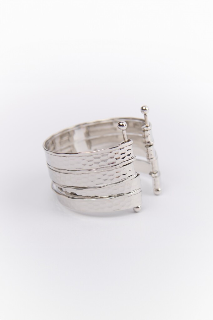 PULSERA CUATRO PLATA
