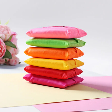 Bolsa reutilizable en estuche color liso Celeste