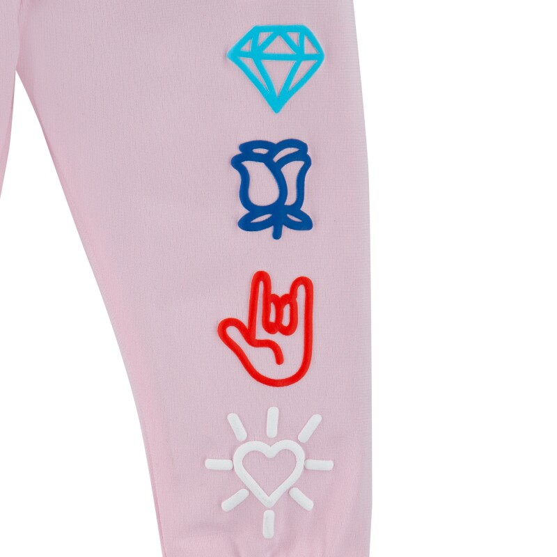 NKG XO SWOOSH TRICOT SET Rosado