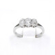 Anillo Platino Con 3 Brillantes Anillo Platino Con 3 Brillantes