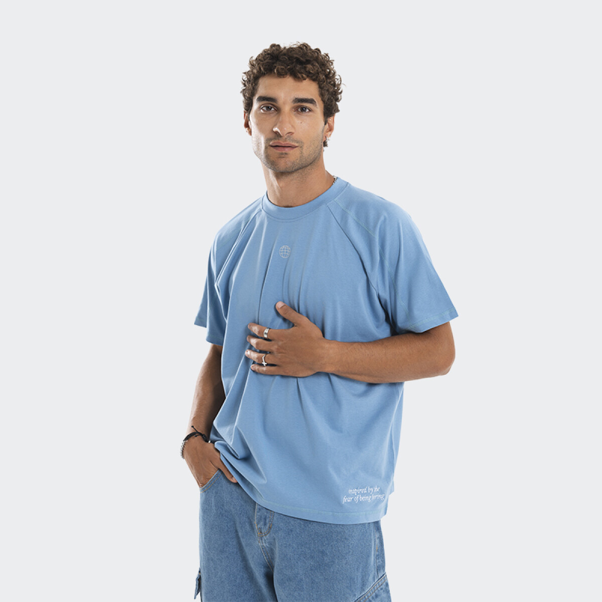 Remera Pulau Being - Azul 