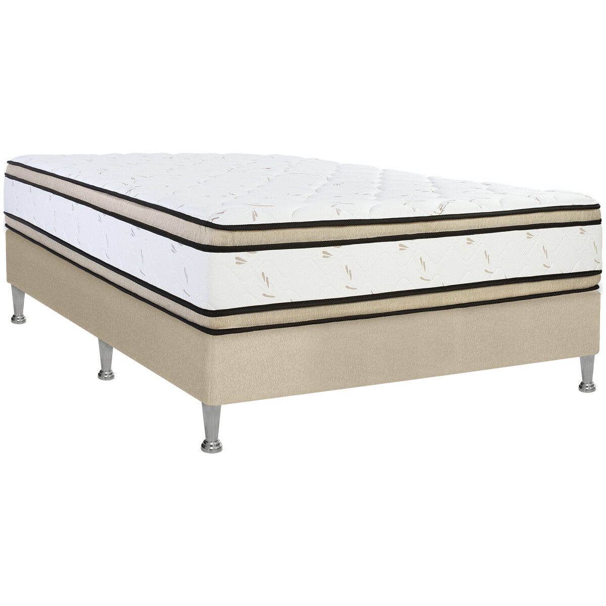 SOMMIER - - QUEEN ESPUMA ALTA DENSIDAD MOONLIGHT 