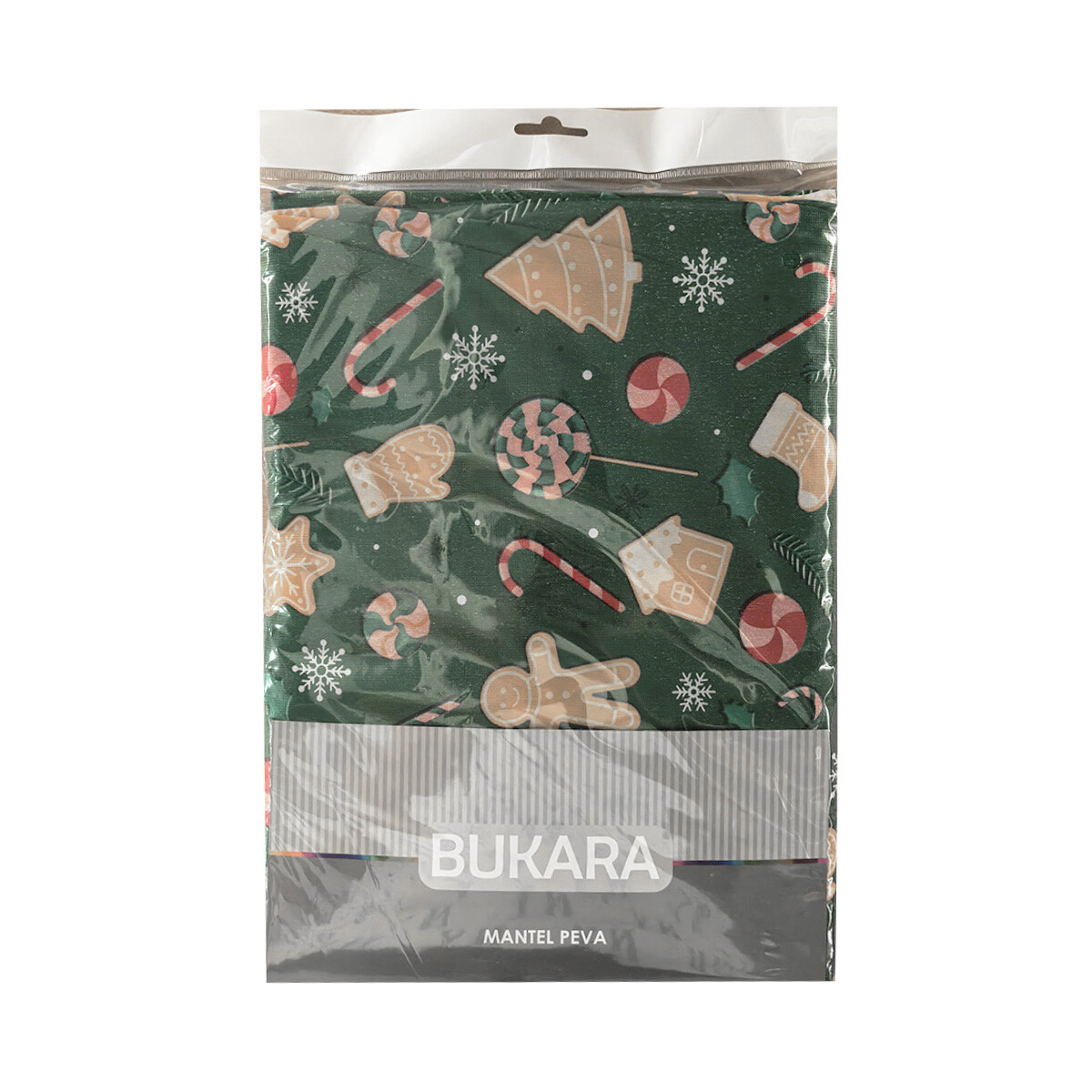 Mantel Rectangular Bukara Peva 140 x 210 cm - Navidad Galletas 