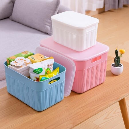 CAJA ORGANIZADORA 12LTS 31X22,5X19,5CM MULTICOLOR