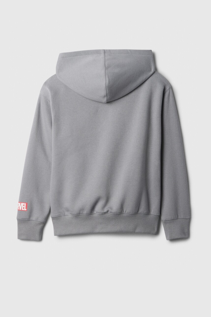 Canguro Logo Gap Spiderman Niño Pilot Grey