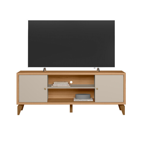 LINEA- RACK PORTO PARA TV 70" NATURE OFF WHITE LINEA- RACK PORTO PARA TV 70" NATURE OFF WHITE