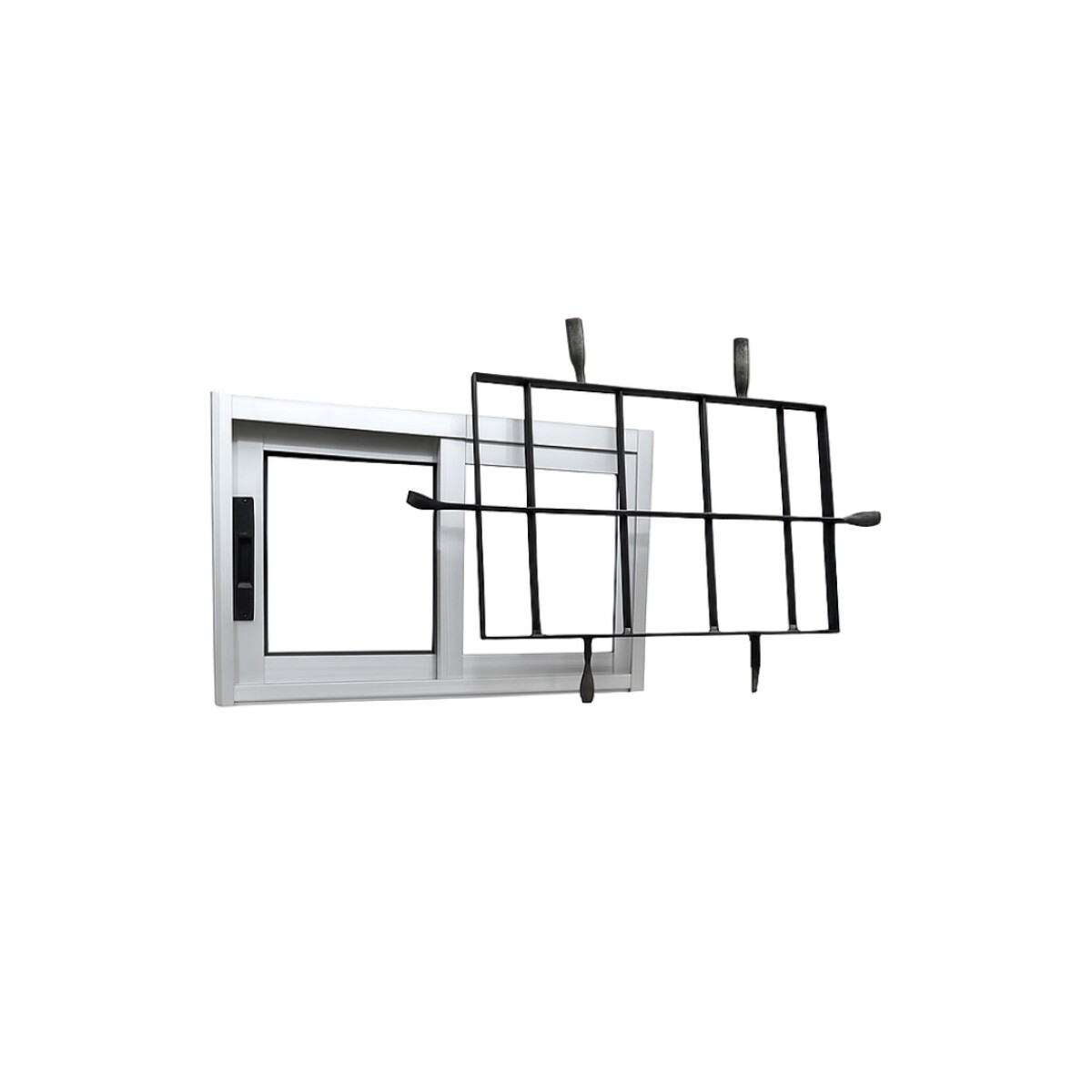 Promo Ventana de Aluminio + reja - 60X40 