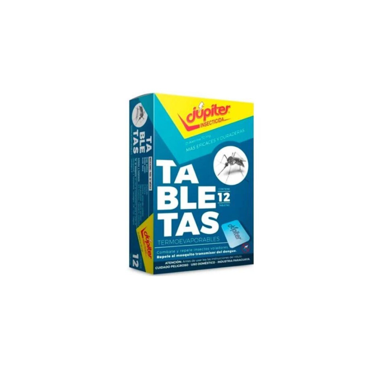 TABLETAS TERMOEVAPORABLES JUPITER X 12 - Sin color 