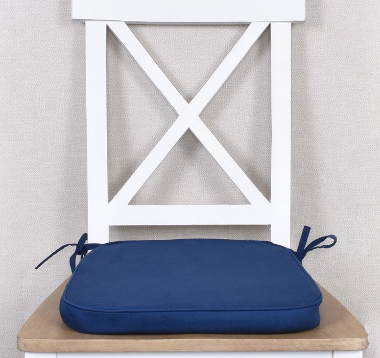 Almohadón para silla - Azul – 37×40 cm 