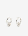 Aros Argollas Cubic zirconia Argollas Bañadas En Plata Cubic Zirconia - Plateado