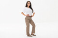 PANTALON RECTO MUJER FLEX Beige