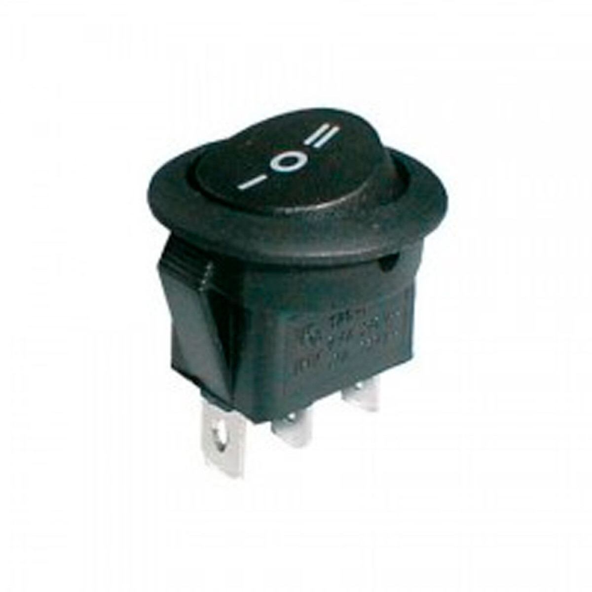 LLAVE BOTON TABLERO - REDONDA 12/24V MINI 3 GOLPES WESTON 