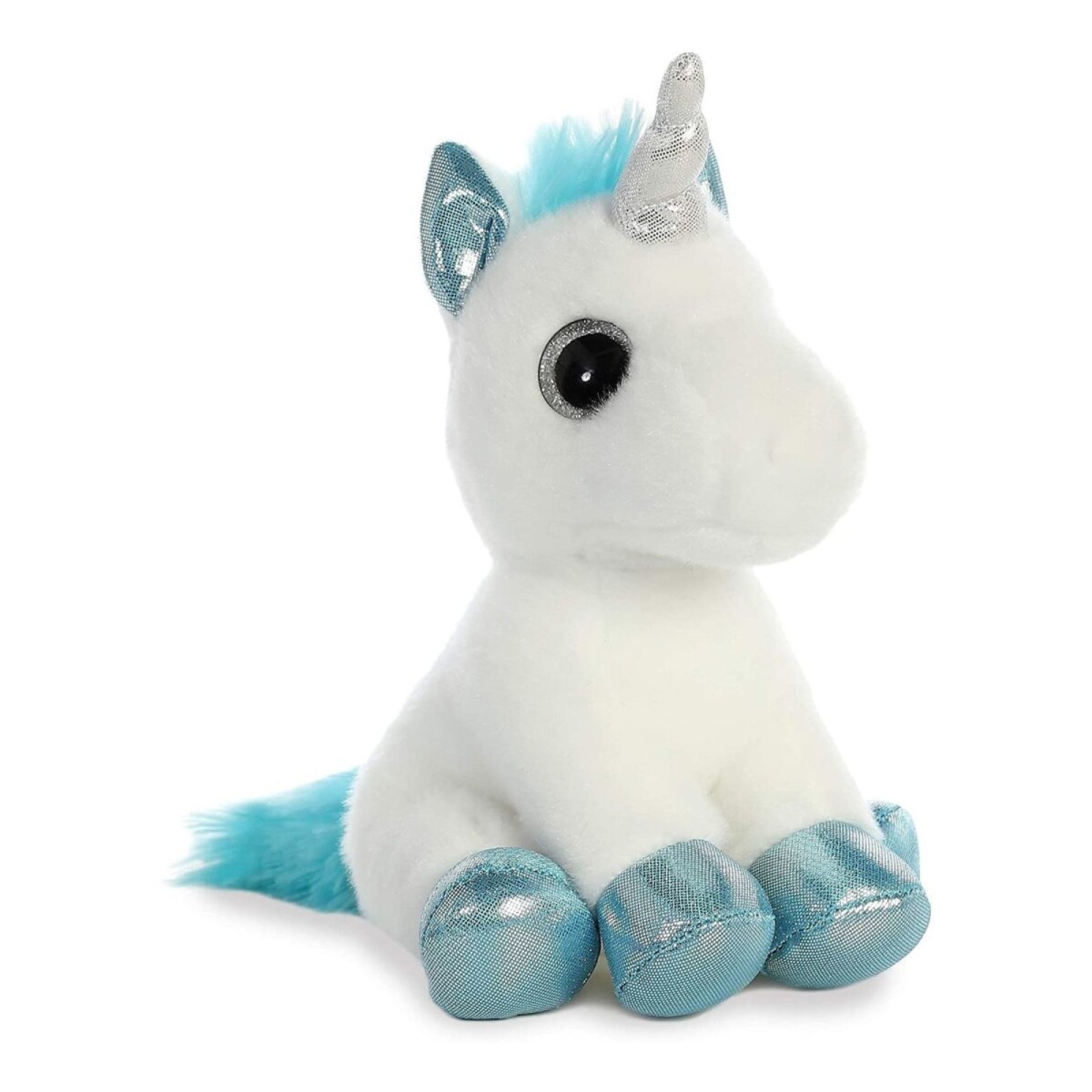 Peluche Unicornio Snowbelle Sentado Felpa Suave Niños Aurora 