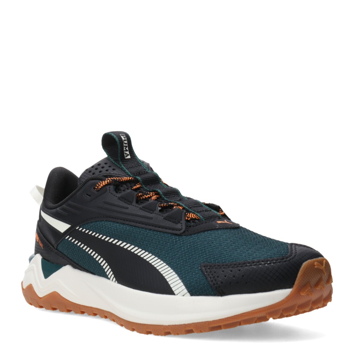 Championes de Hombre Puma Extend Lite - Verde - Negro - Anaranjado 