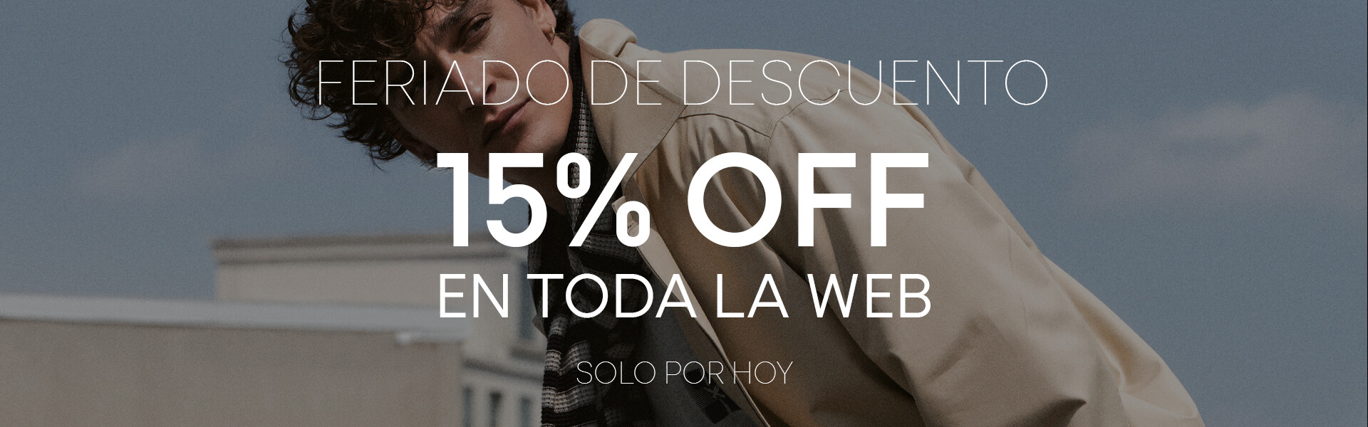 15% OFF - FERIADO DE DESCUENTO