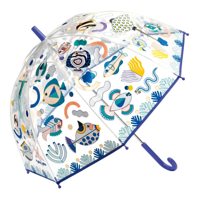 Paraguas infantil cambia color Azul