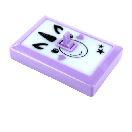 LLAVE DE LUZ LED TIPO INTERRUPTOR P/PARED A PILA DISEÑO INFANTIL LLAVE DE LUZ LED TIPO INTERRUPTOR P/PARED A PILA DISEÑO INFANTIL