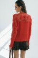 CARDIGAN CUTE COTTON Rojo