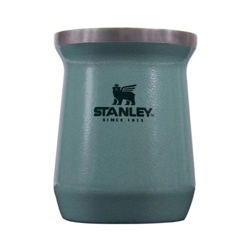 Set Stanley termo de 1.4 lt + mate + bombilla Naranja + Verde