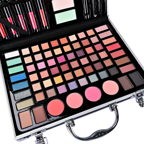 Petaca Maleta De Maquillaje Missyoung 94 Pzas Plateado