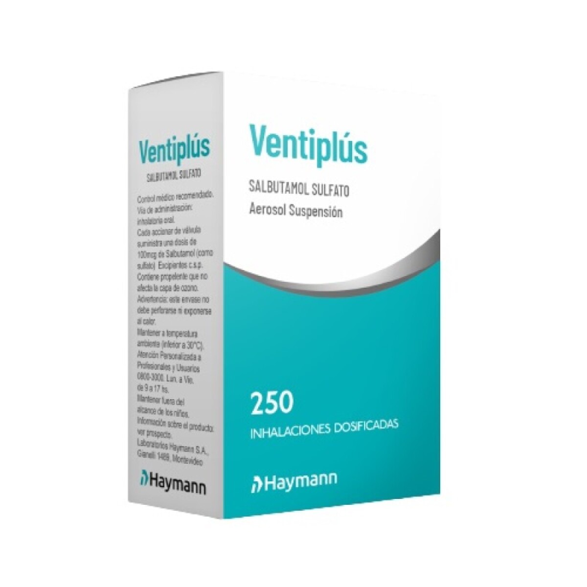 Ventiplús aero 250 dosis 