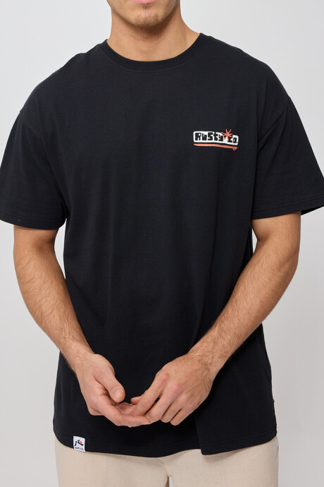T-SHIRT BOBLU RUSTY Negro