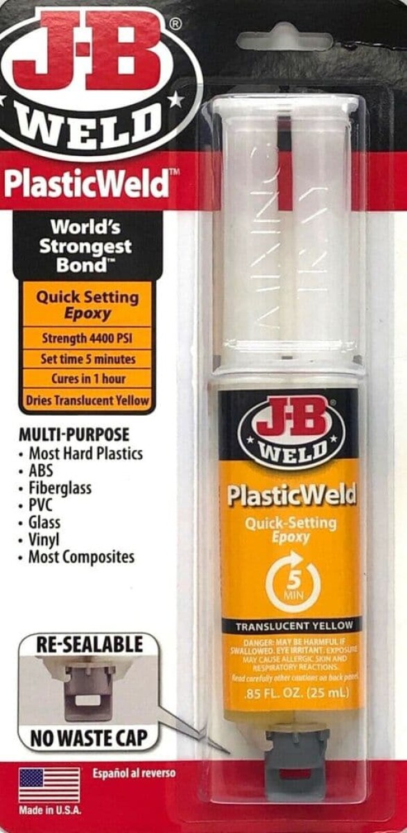 QUIMICOS VARIOS - CEMENTO EPOXY MULTIUSO JERINGA 25ML JB WELD 