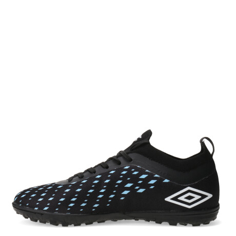 Championes de Hombre Umbro Fútbol 5 Limit TF Negro - Celeste