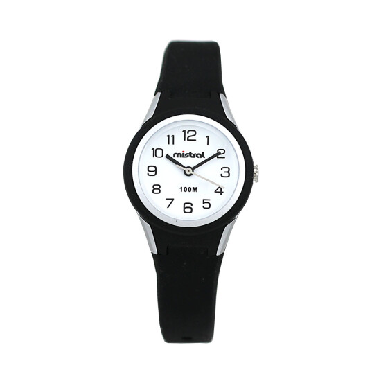 Reloj Mistral Deportivo Silicona Negro 0