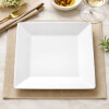 Plato llano cuadrado blanco 20x20 cm OXFORD Plato llano cuadrado blanco 20x20 cm OXFORD