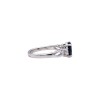 Anillo Trilogy-Plata 925-Piedra Zafiro y zirconia-AN4561 conpiedra