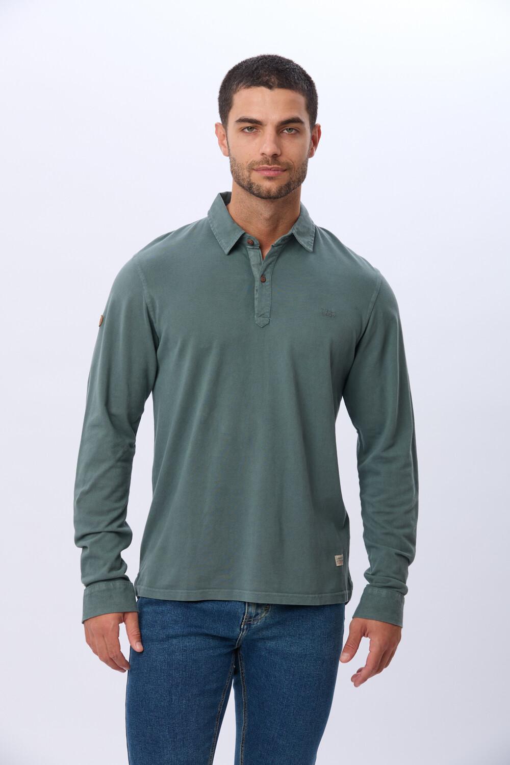 REMERA POLO DE ALGODON Verde