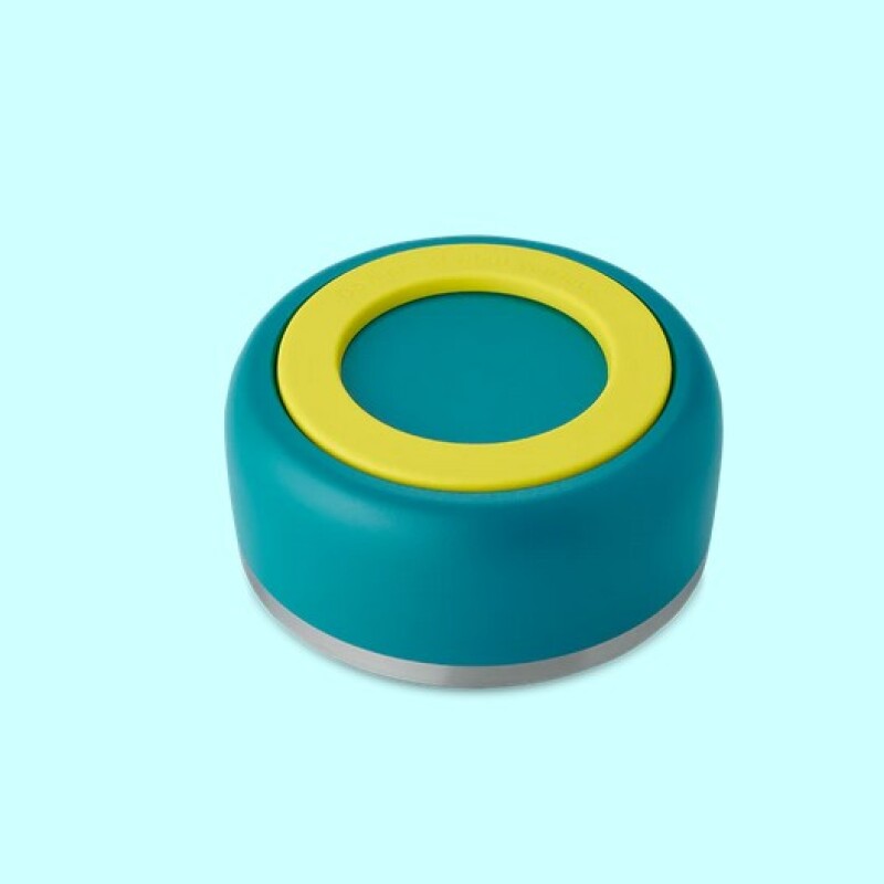 Plato comedero mascotas acero inoxidable c/ antideslizante Turquoise & Caicos