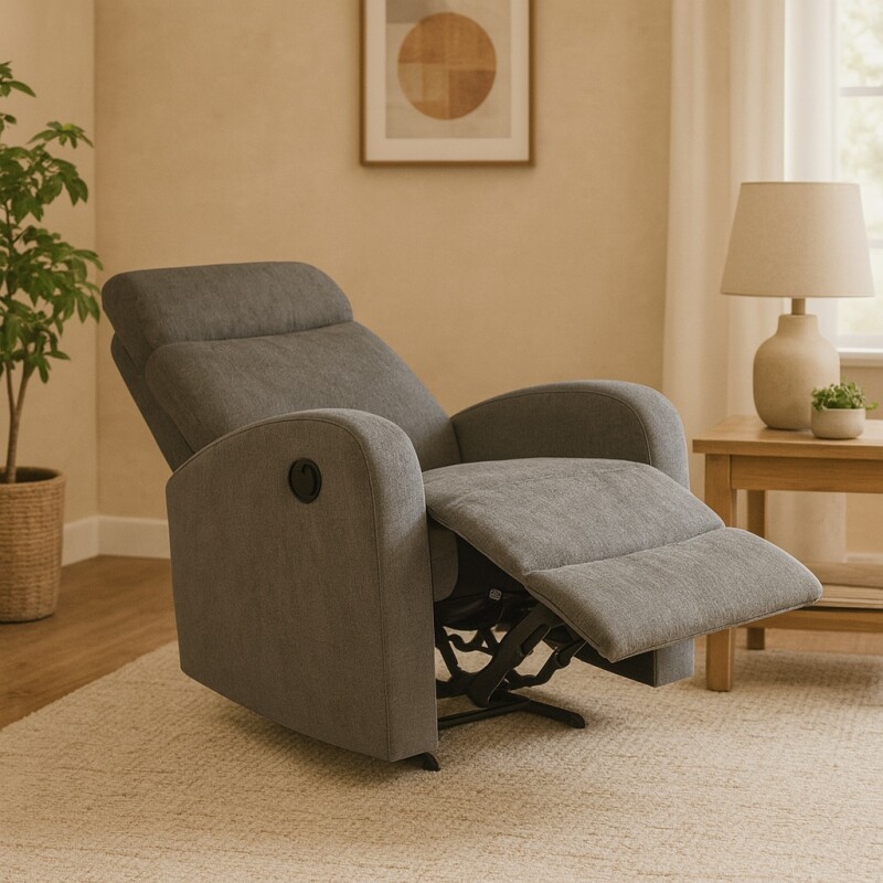 Reclinable Fine 1 cuerpo, grafito Reclinable Fine 1 cuerpo, grafito