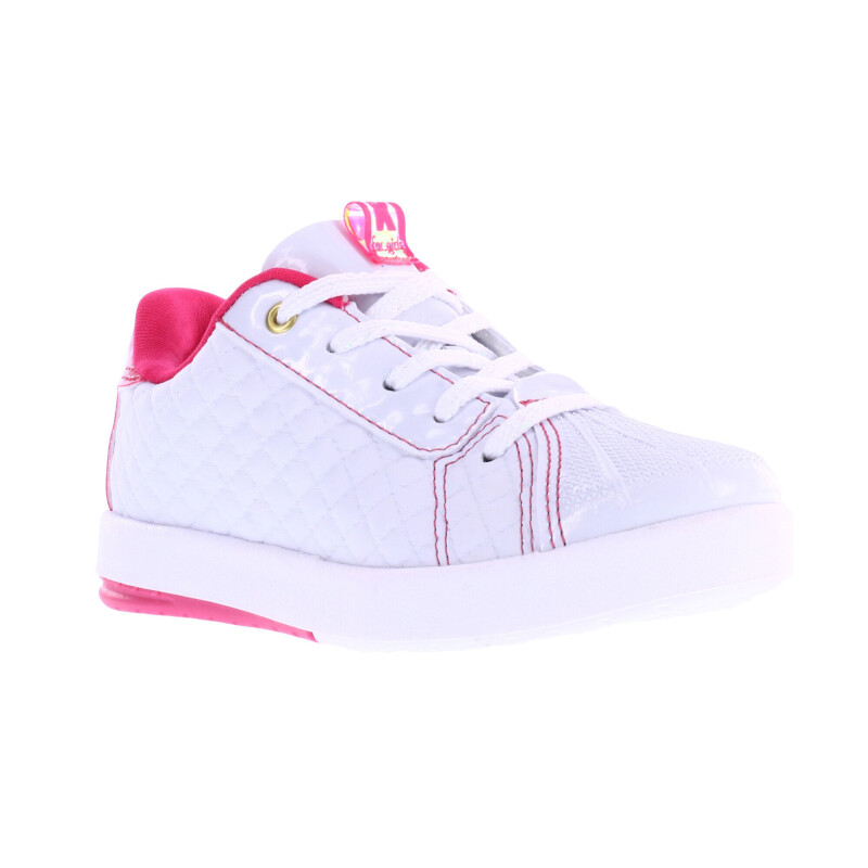 Championes de Niña KIDY acordonado con puntera Blanco
