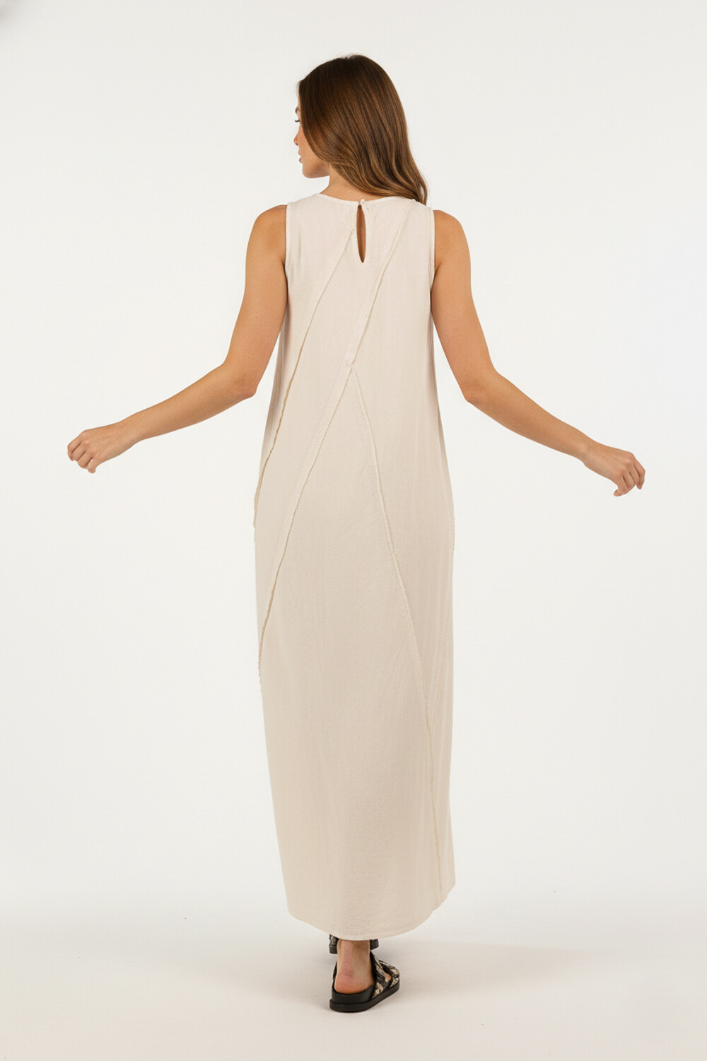 Vestido Sand Crudo / Natural